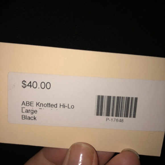 Awesome high low knot top! Brand new with tags - Picture 6 of 7